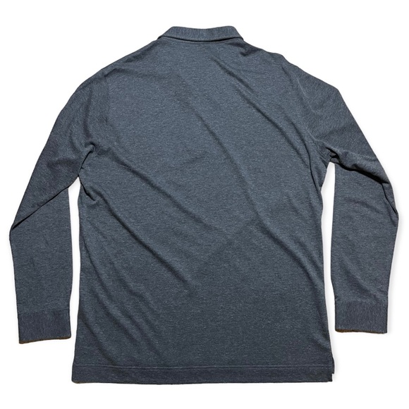 Peter Millar Men’s Cotton Cashmere Amble Long-Sleeve Polo Shirt Sz XL - Picture 2 of 13